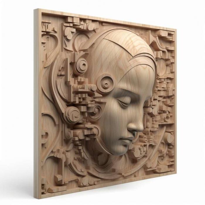 نموذج ثلاثي الأبعاد لآلة CNC 3D Art 